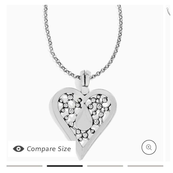 Brighton Empress Heart Convertible Necklace NWT - Picture 2 of 9